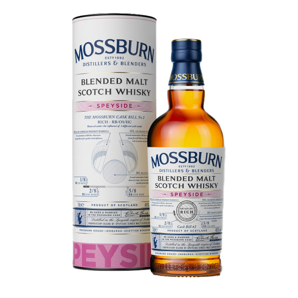 Mossburn Cask Bill No 2 Rich - RB/OS/HC Speyside Scotch Whisky