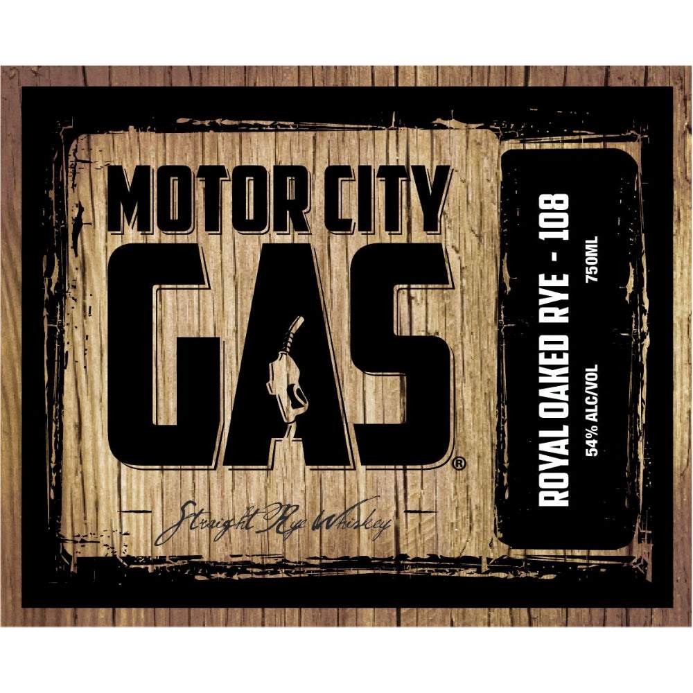 Buy Motor City Gas Royal Oaked 108 Proof Straight Rye Whiskey Online