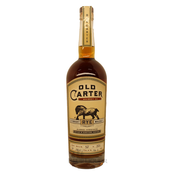 Old Carter Straight Rye Whiskey Batch 6
