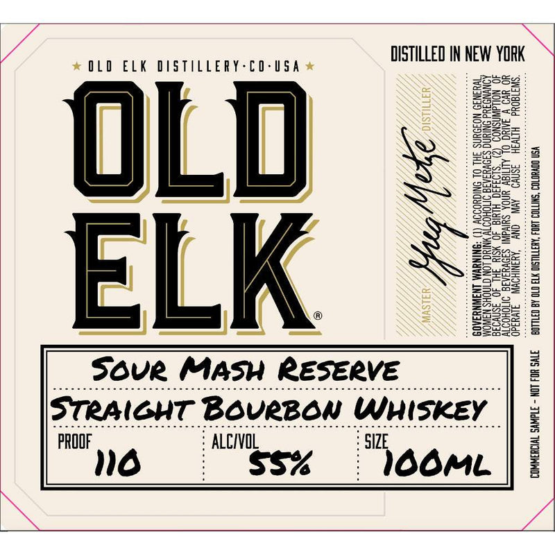Old Elk Sour Mash Reserve Straight Bourbon Whiskey 100ml