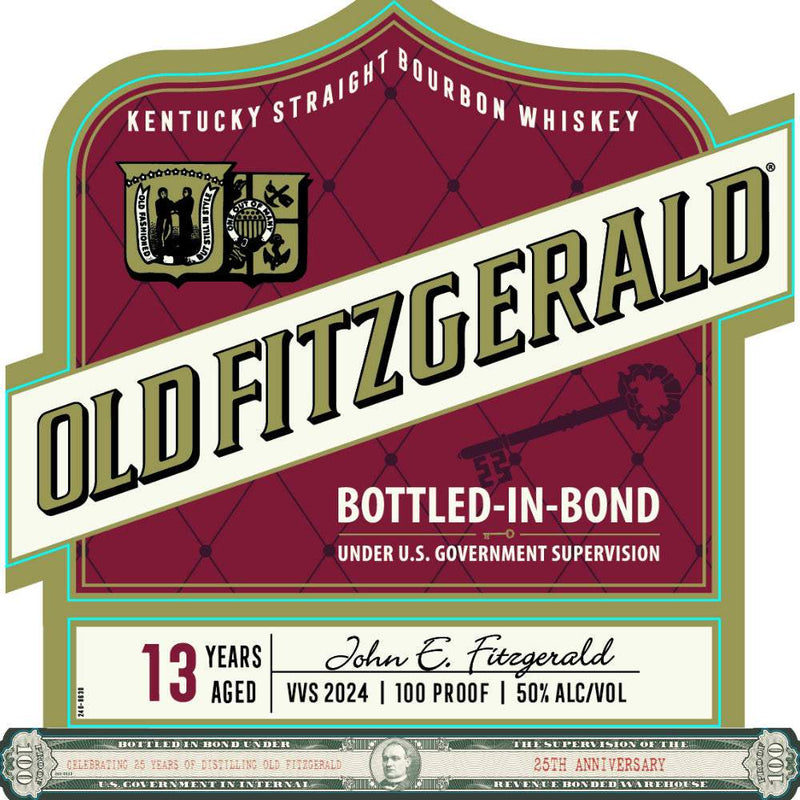 Old Fitzgerald 25th Anniversary Straight Bourbon Whiskey