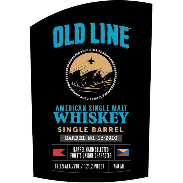 Old Line Single Barrel American Single Malt Whiskey