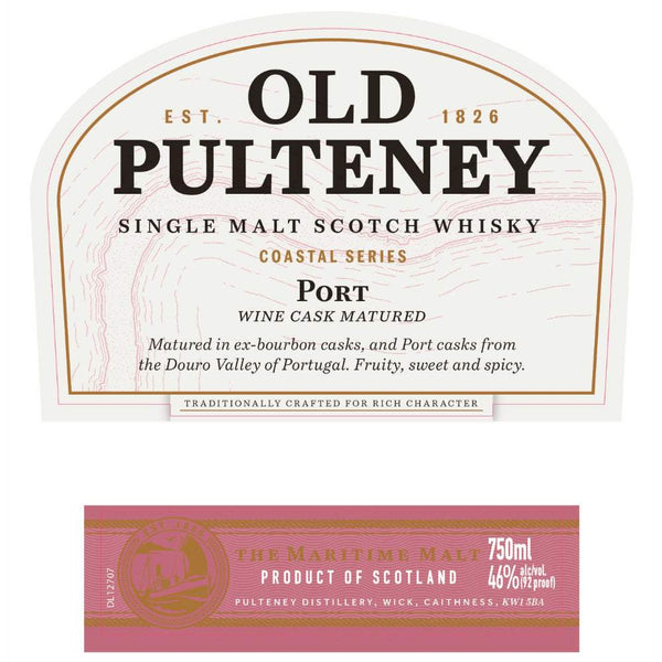 Old Pulteney Coastal Series Port Wine Cask Matured Scotch Whisky