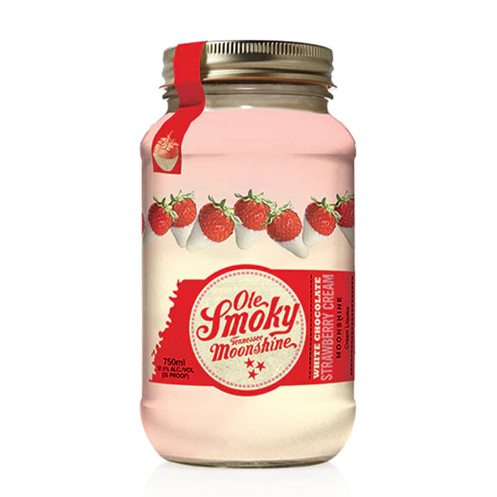 Ole Smoky White Chocolate Strawberry Cream Moonshine Whiskey