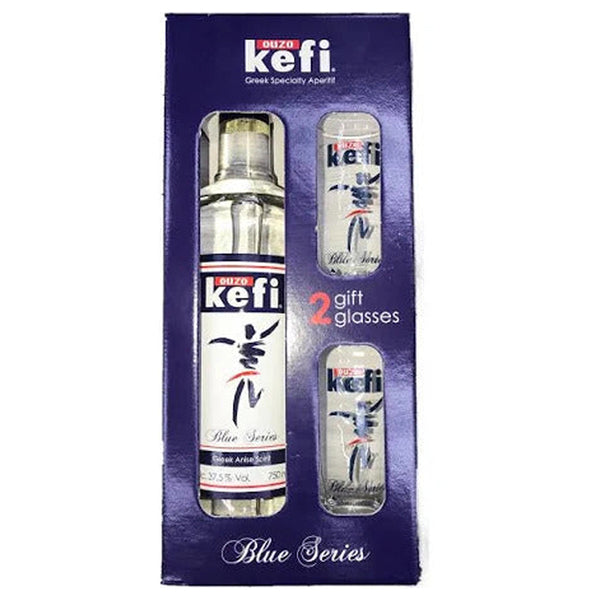 Ouzo Kefi Blue Series Gift Set