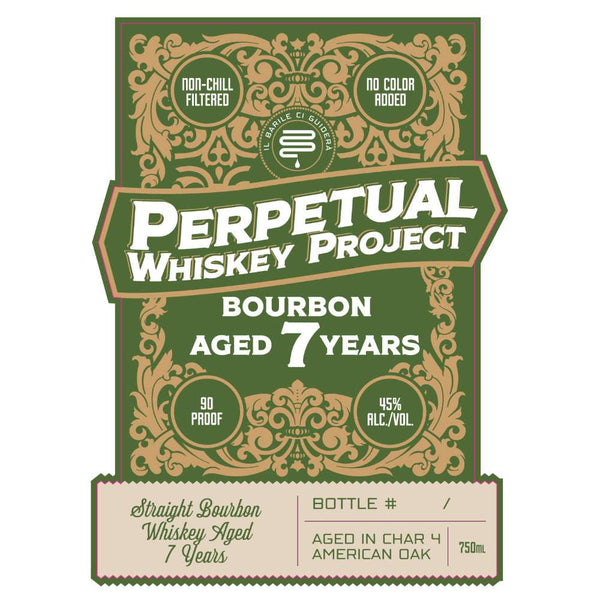 Perpetual Whiskey Project 7 Year Old Straight Bourbon Whiskey