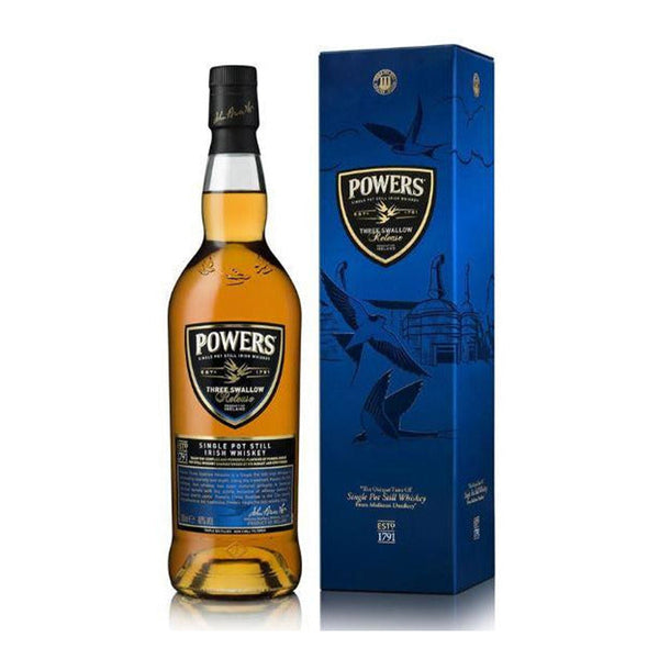 Power's Three Swallow Release Single Pot Still Irish Whiskey