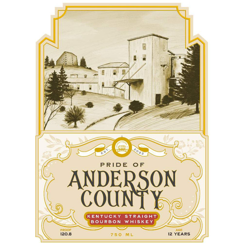 Pride of Anderson County 12 Year Aged Kentucky Straight Bourbon Whiskey