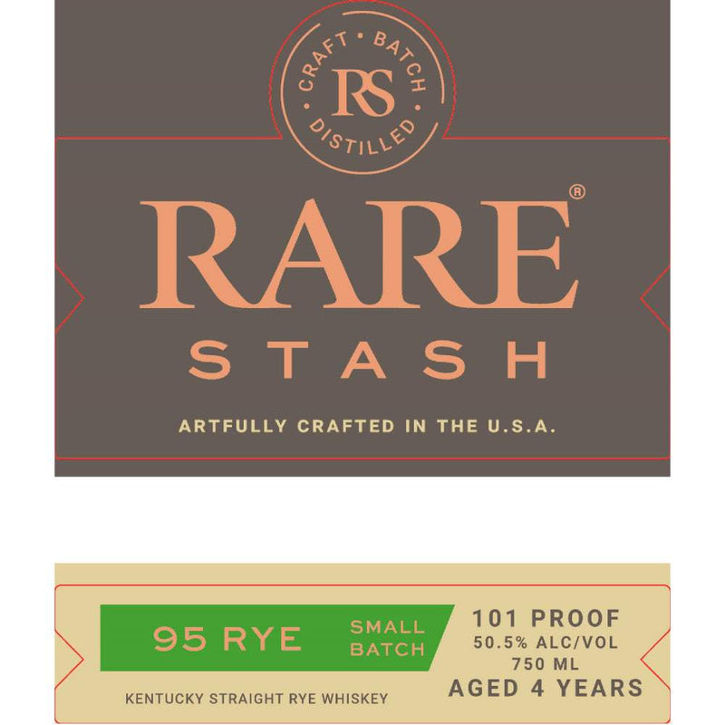 Rare Stash 95 4 Year Aged Kentucky Straight Rye Whiskey