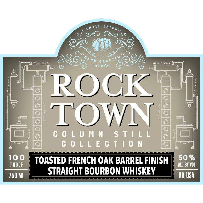 Rock Town: Column Still Toasted French Oak Finished Straight Bourbon Whiskey