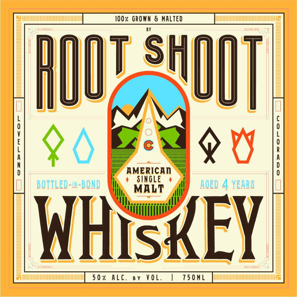 Root Shoot 4 Year Aged Bottled in Bond American Single Malt Whiskey