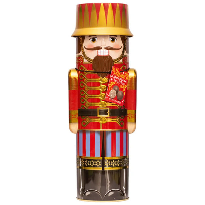 Buy Silver Crane Nut Cracker Character Tin With Chocolate Truffles 12.3