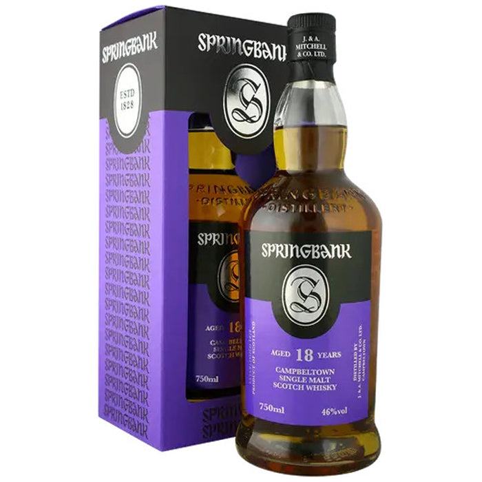 Springbank 18 Year Old Campbeltown Scotch Whisky 700ml