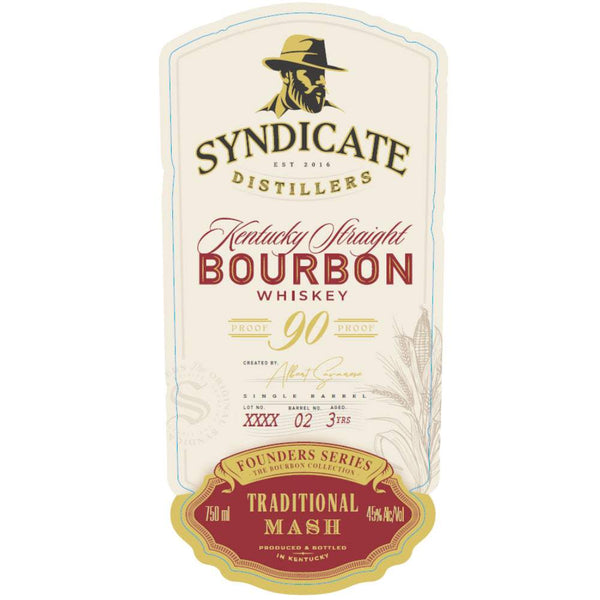 Syndicate Distillers Traditional Mash Kentucky Straight Bourbon Whiskey