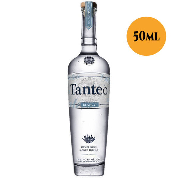 Tanteo Blanco Tequila Mini Bottle 50ml