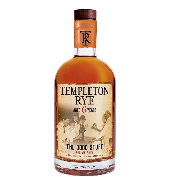 Templeton The Good Stuff 6 Years Old Rye Whiskey