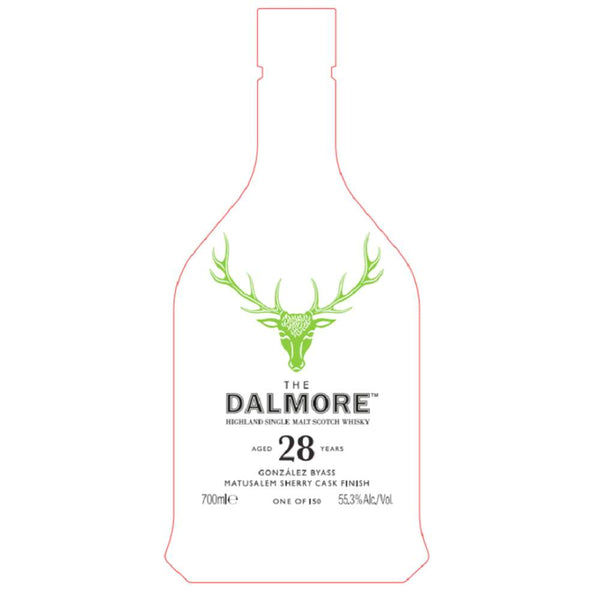 The Dalmore Gonzalez Byass Matusalem 28 Year Aged Sherry Cask Finished Scotch 700ml