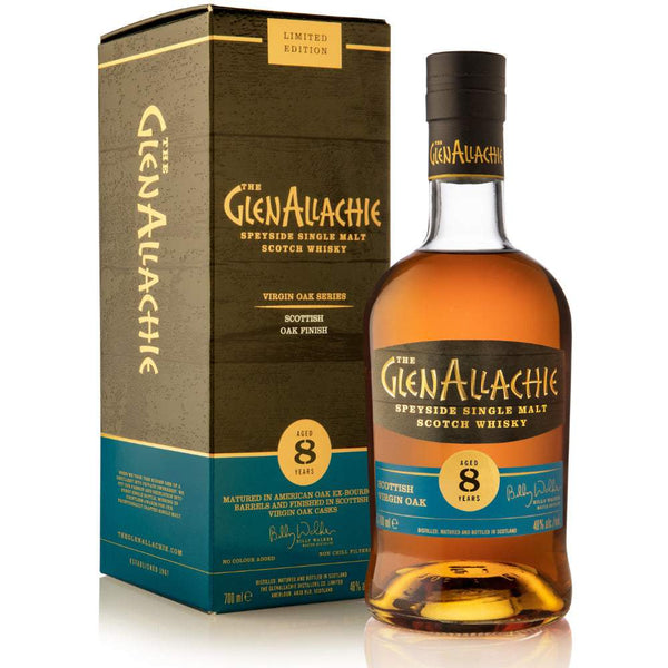 The GlenAllachie 8 Year Old Scottish Virgin Oak Finish Scotch Whisky 700ml