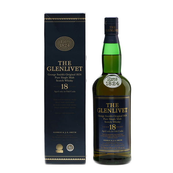 The Glenlivet 18 Year 1824 Scotch Whisky George & J. G. Smith