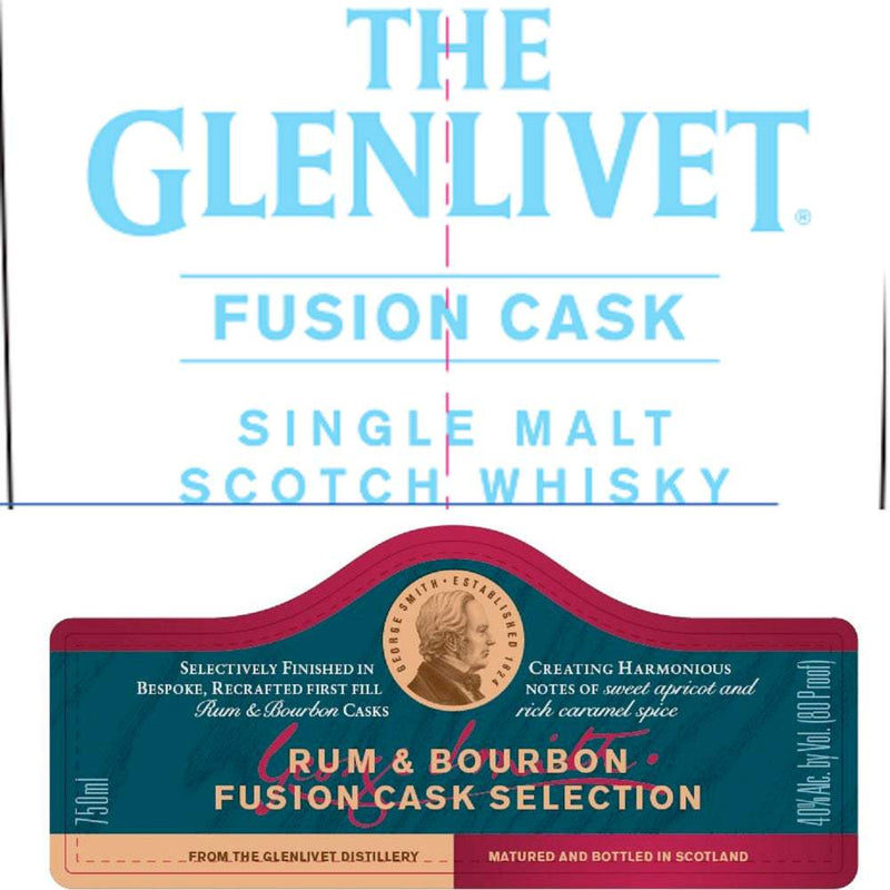 The Glenlivet Rum & Bourbon Fusion Cask Selection Scotch