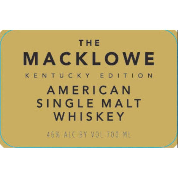 The Macklowe Kentucky Edition American Single Malt Whiskey 700ml
