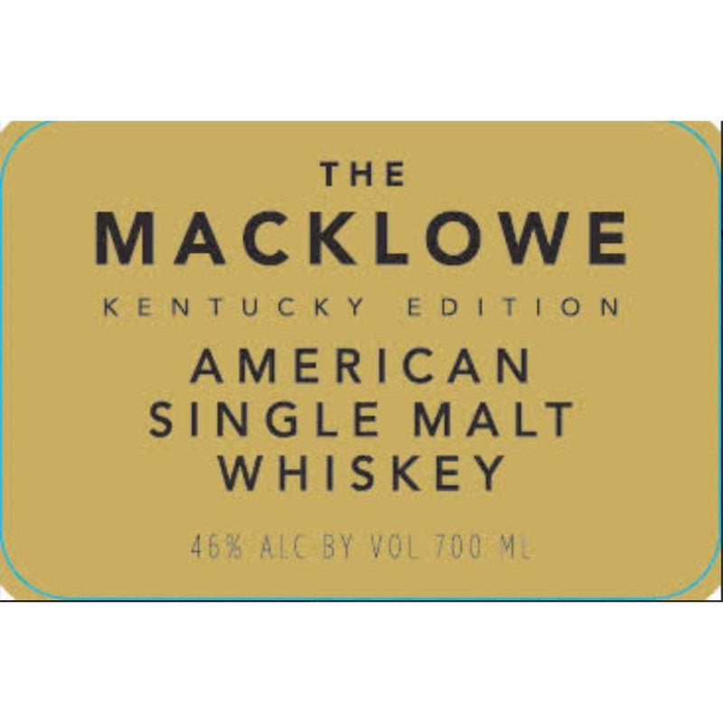 The Macklowe Kentucky Edition American Single Malt Whiskey 700ml