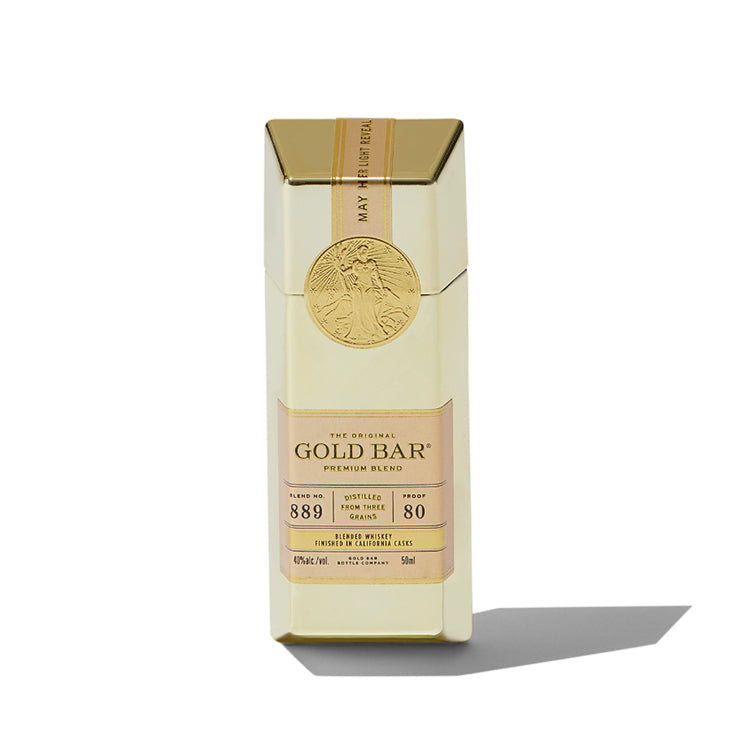 The Original Gold Bar Premium Blend Whiskey Mini Bottle 50ml