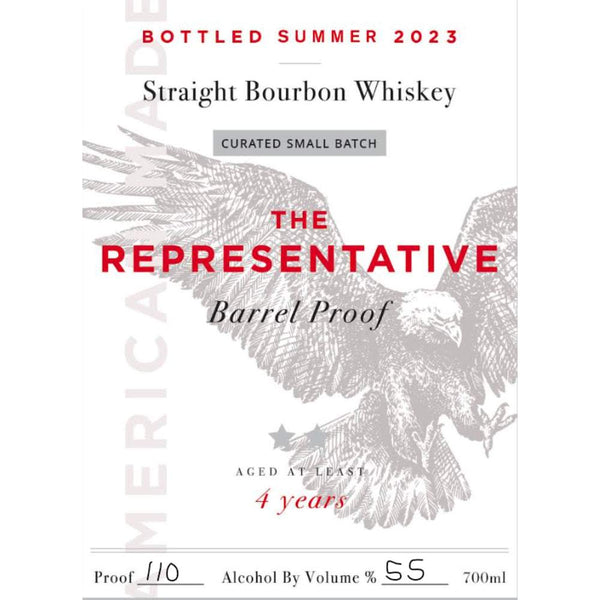 The Representative Barrel Proof 4 Year Old Bourbon Summer 2023 Release 700ml