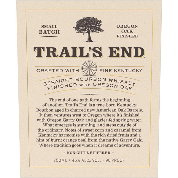 Trail’s End Straight Bourbon Finished With Oregon Oak