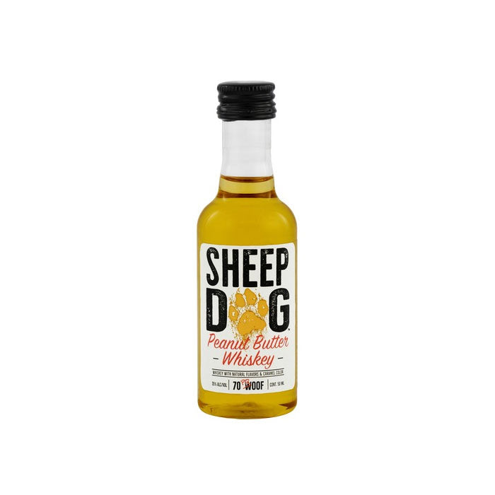 Sheep Dog Peanut Butter Whiskey Mini Bottle 50ml