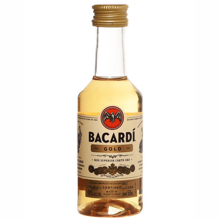 Bacardi Gold Mini Bottle 50ml