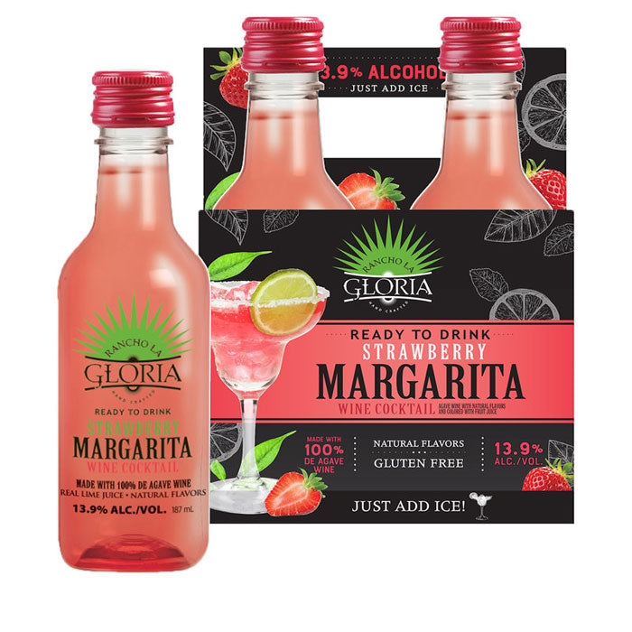 Gloria Strawberry Margarita 4pk