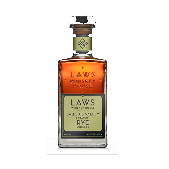 Laws Whiskey House Bonded San Luis Valley Straight Rye Whiskey