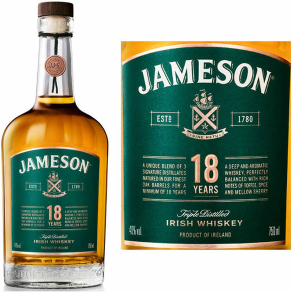 Online Year Irish Whiskey | Buy Jameson Reup 18 Liquor