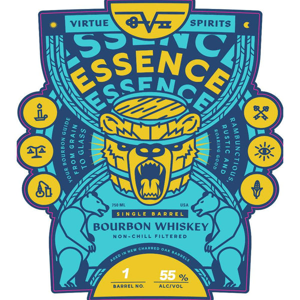 Virtue Spirits Essence Single Barrel Bourbon Whiskey