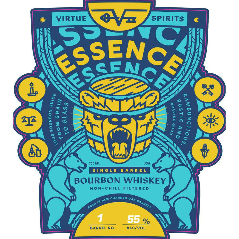 Virtue Spirits Essence Single Barrel Bourbon Whiskey
