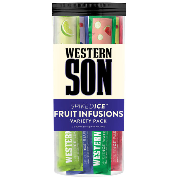 Western Son Spiked Ice Fruit Infusions Variety Pack 12 Pack