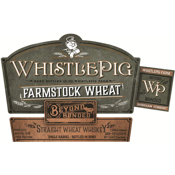 WhistlePig Farmstock Wheat Beyond Bonded Straight Wheat Whiskey