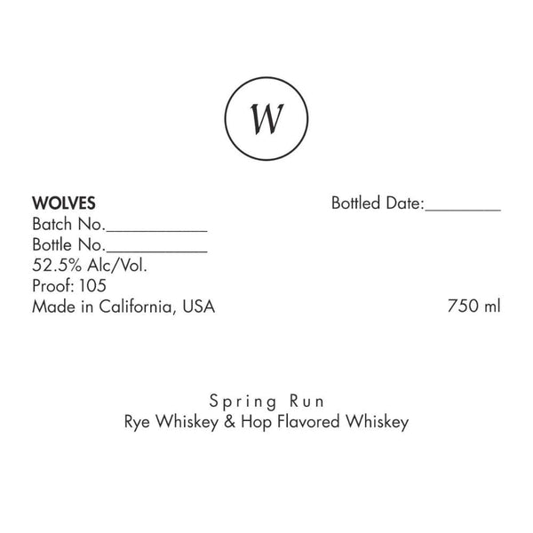Wolves Spring Run Batch #3 American Whiskey