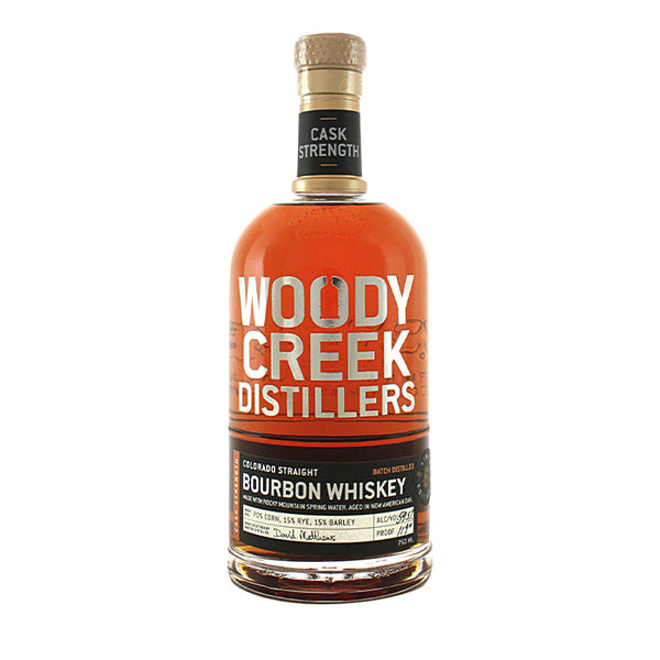 Woody Creek Cask Strength Colorado Bourbon Whiskey