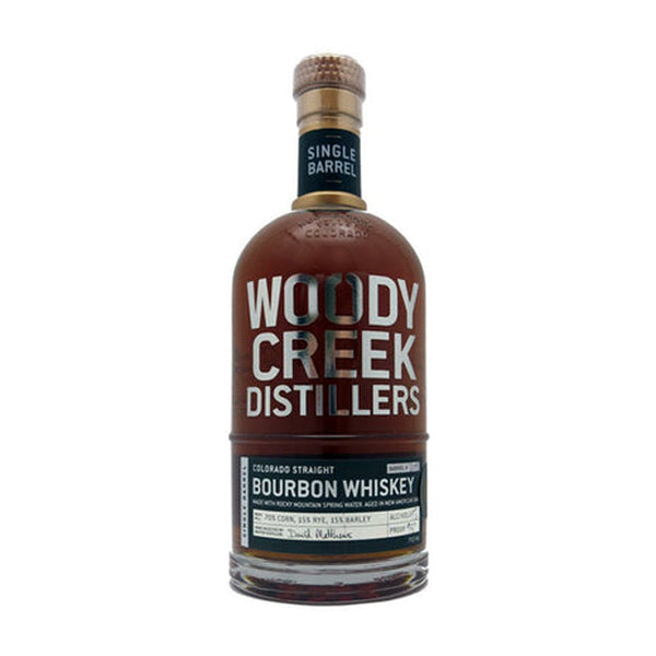 Woody Creek Colorado Single Barrel Bourbon Whiskey