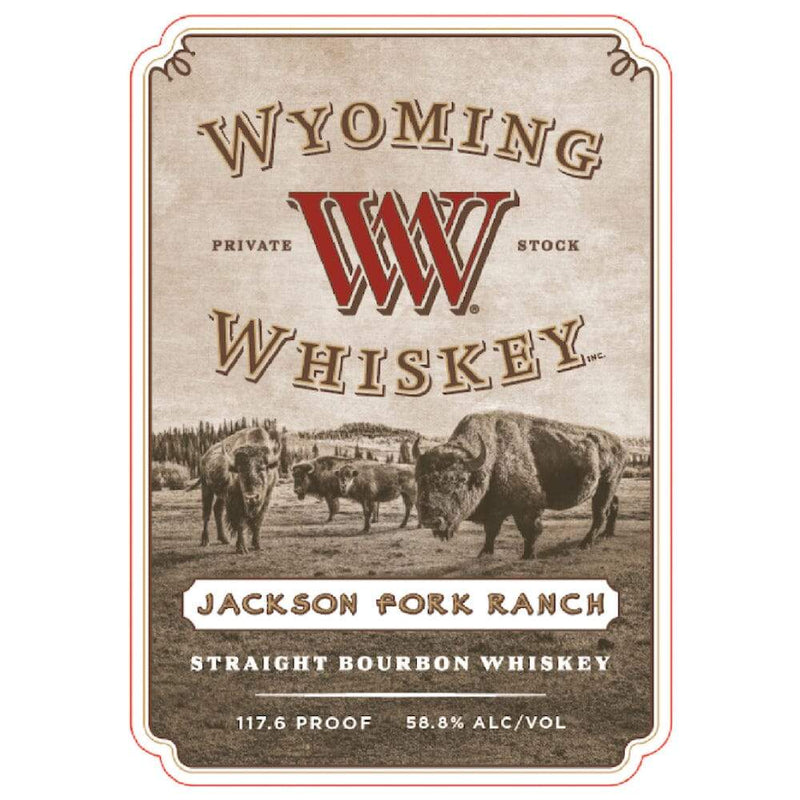 Wyoming Whiskey Jackson Fork Ranch Straight Bourbon Whiskey