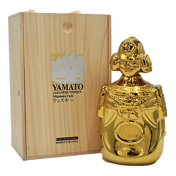 Yamato Mizunara Cask Gold Samurai Edition Japanese Whisky