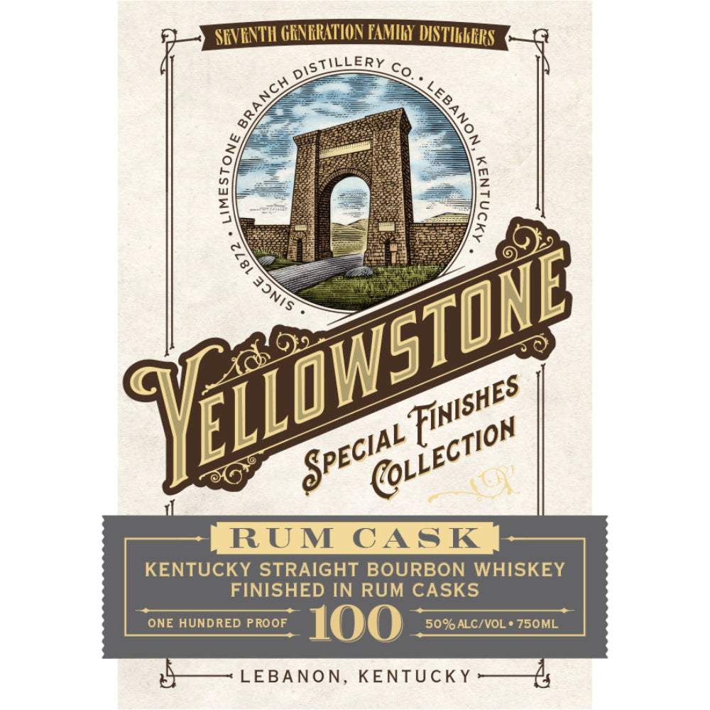 Buy Yellowstone Special Finishes Collection Rum Cask Bourbon Whiskey Online