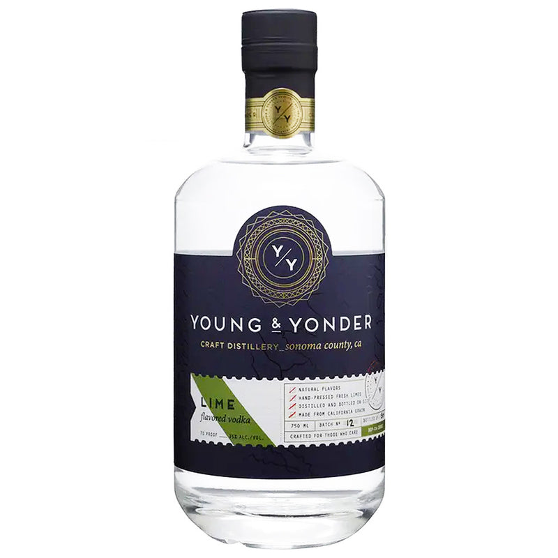 Young & Yonder Lime Flavored Vodka